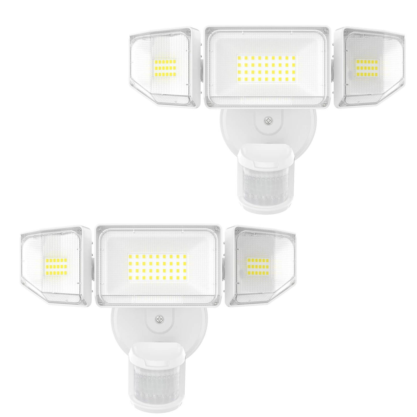85W LED Security Lights Motion Sensor Light Outdoor, 8500LM Dusk to Dawn, IP65 Waterproof, 6500K, 3 Head Motion Detected Flood Light, Floodlight for Outside, Garage, Yard, Porch